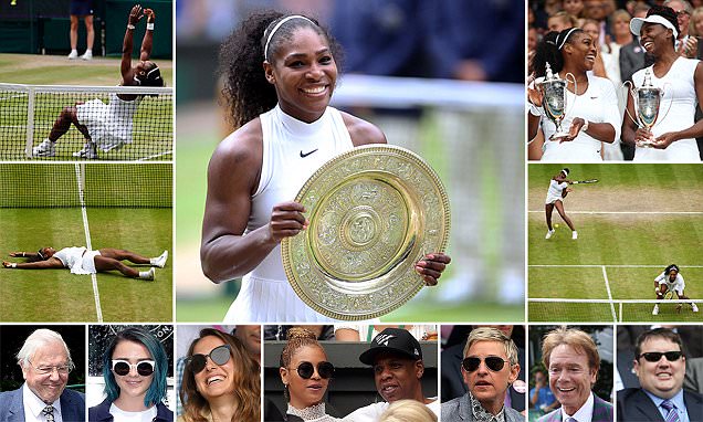 Serena Williams Raih Juara Tujuh Kali Tunggal Putri Wimbledon